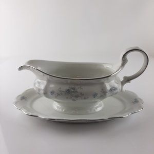 Johann Haviland Bavaria Germany Blue Garland Gravy